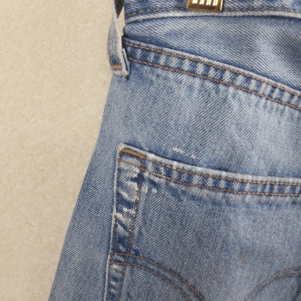 Levi Strauss 501 Jeans Mens Light Wash Button Fly Straight Leg Denim‎ Pants XX